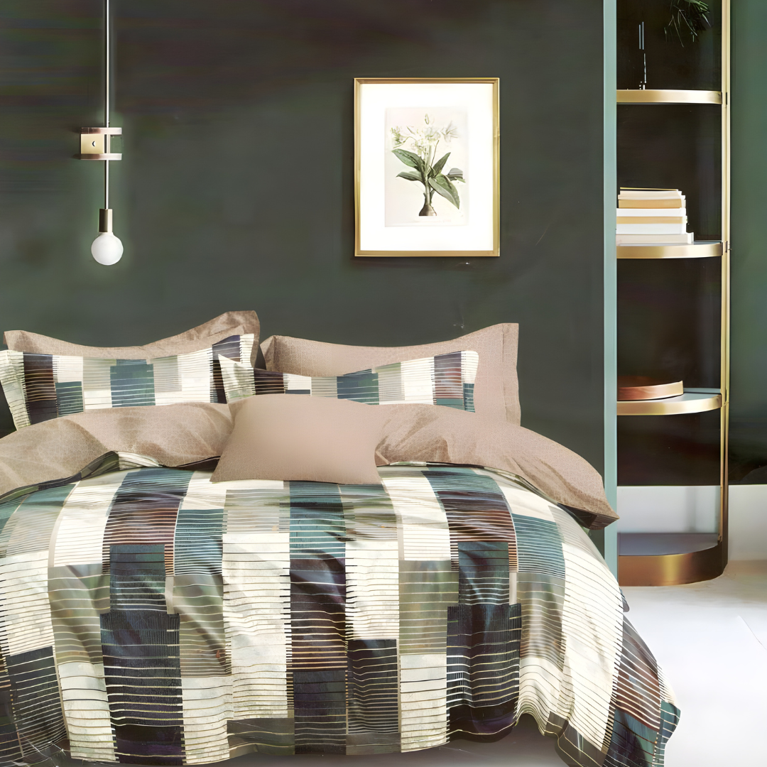 Bonafide Bedsheet – OOA 144 GSM Polyester King Size Set