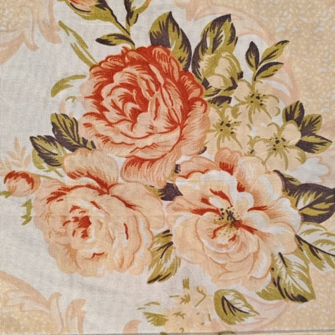 300 TC Glace Cotton Bedsheet Set – Queen Size (90 x 100 inches)