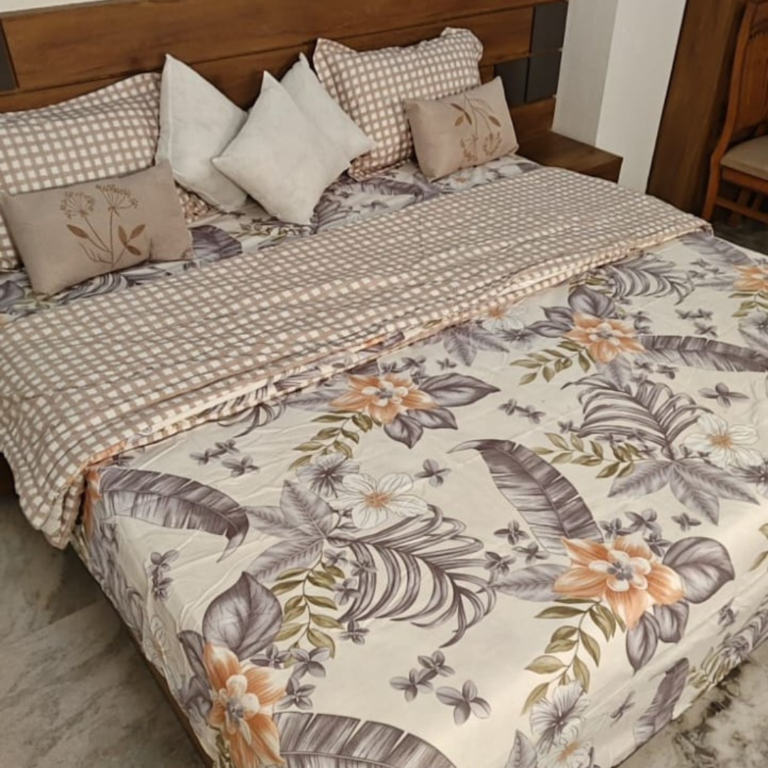 OOA American Nature 4-Piece King Size Bedding Set
