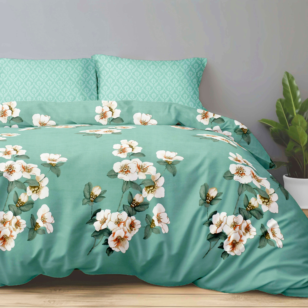 Bonafide Bedsheet – OOA 144 GSM Polyester King Size Set