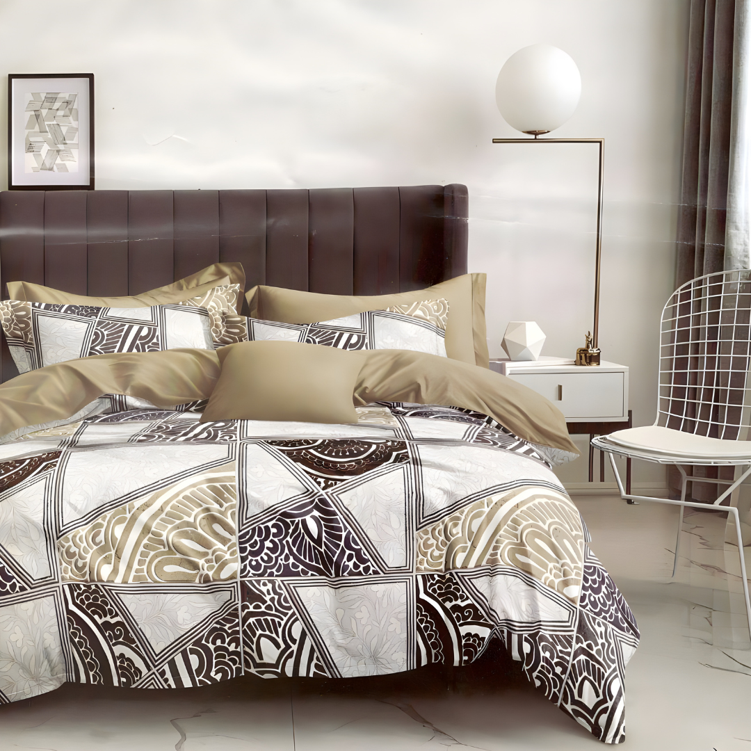 Bonafide Bedsheet – OOA 144 GSM Polyester King Size Set