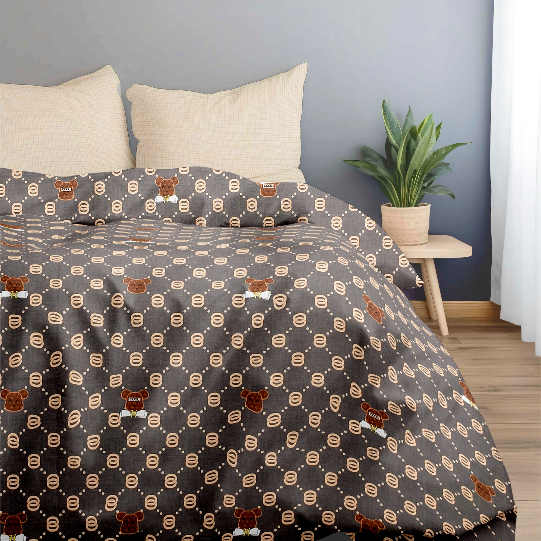 Bonafide Bedsheet – OOA 144 GSM Polyester King Size Set