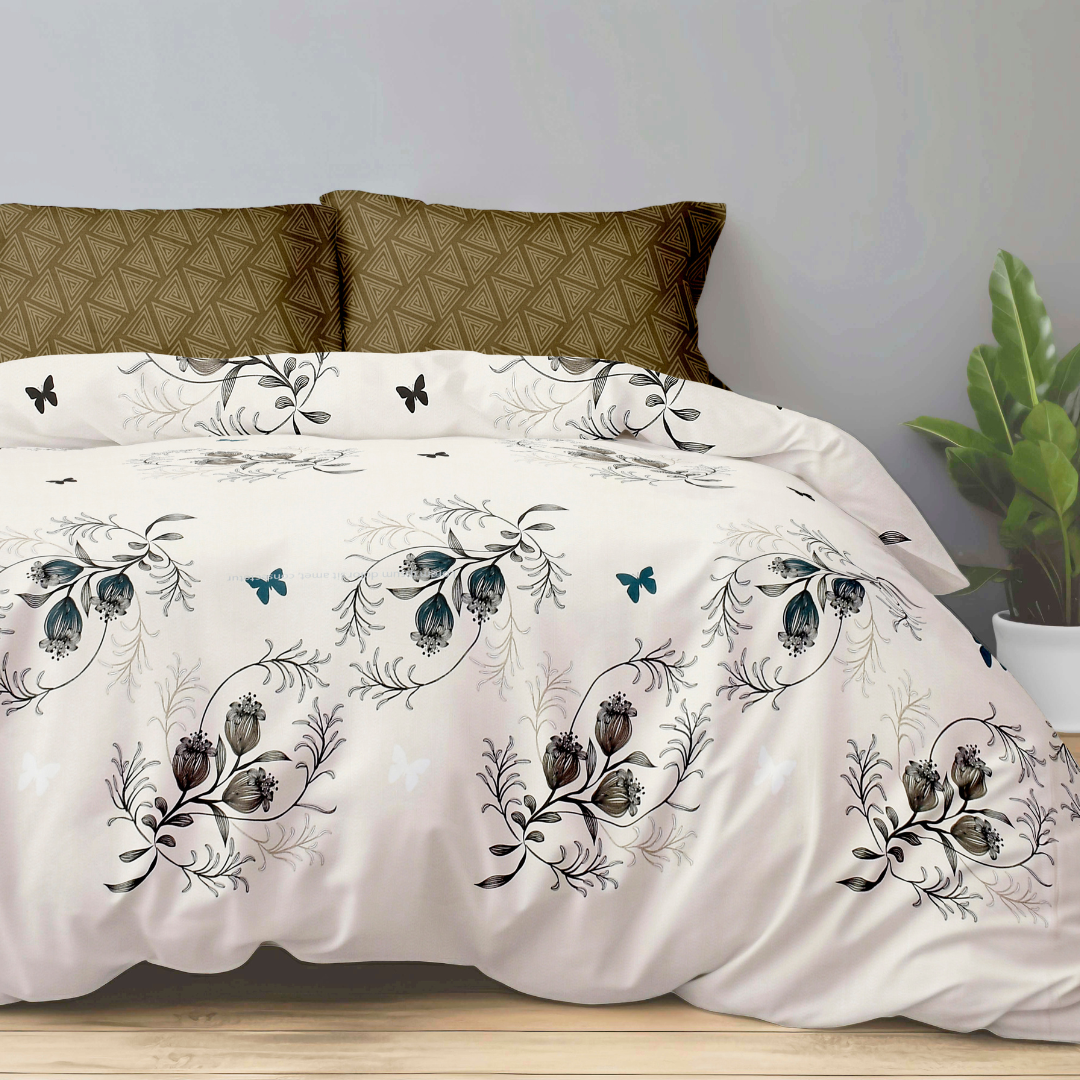 Bonafide Bedsheet – OOA 144 GSM Polyester King Size Set