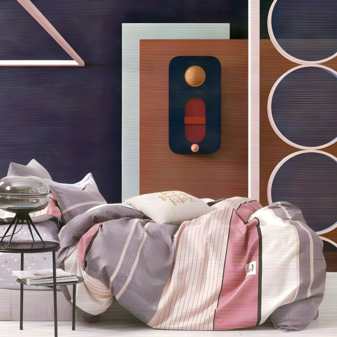 Bonafide Bedsheet – OOA 144 GSM Polyester King Size Set