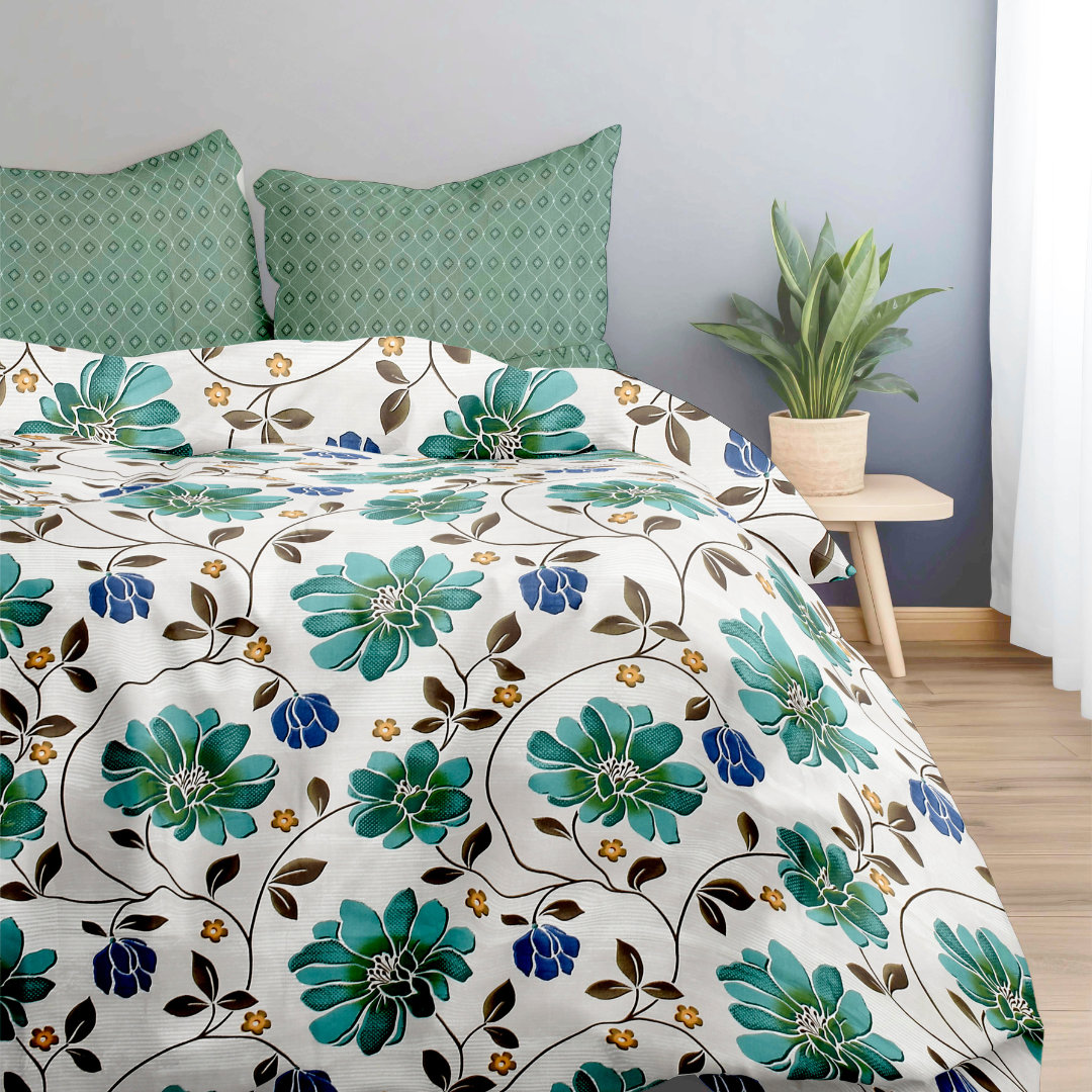 Bonafide Bedsheet – OOA 144 GSM Polyester King Size Set