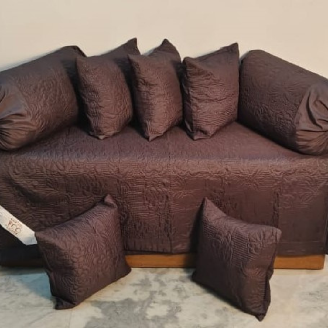 OOA Polycotton Plain Diwan Set