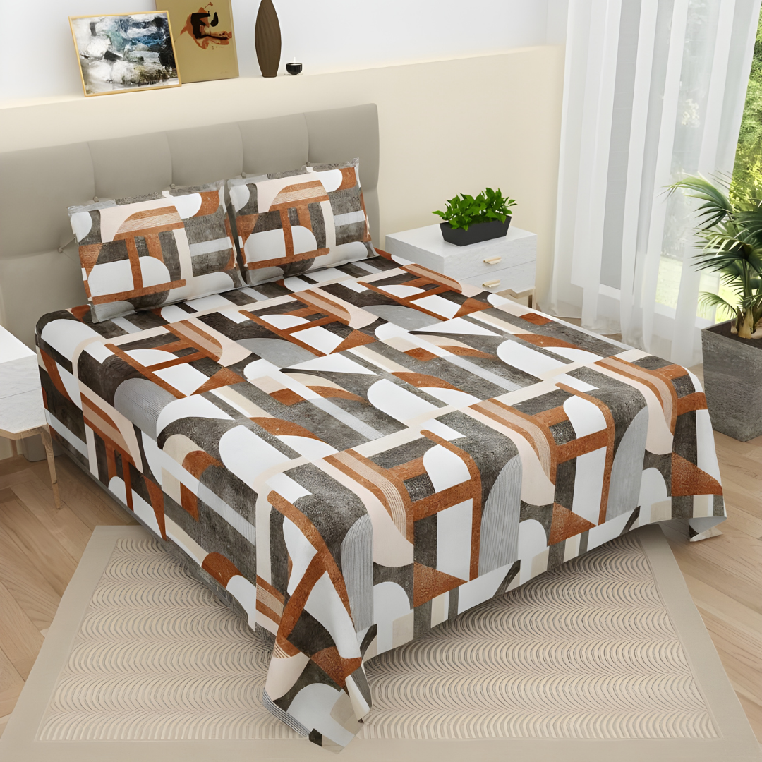 ANTONIA – OOA 300 TC King Size Bedsheet Set