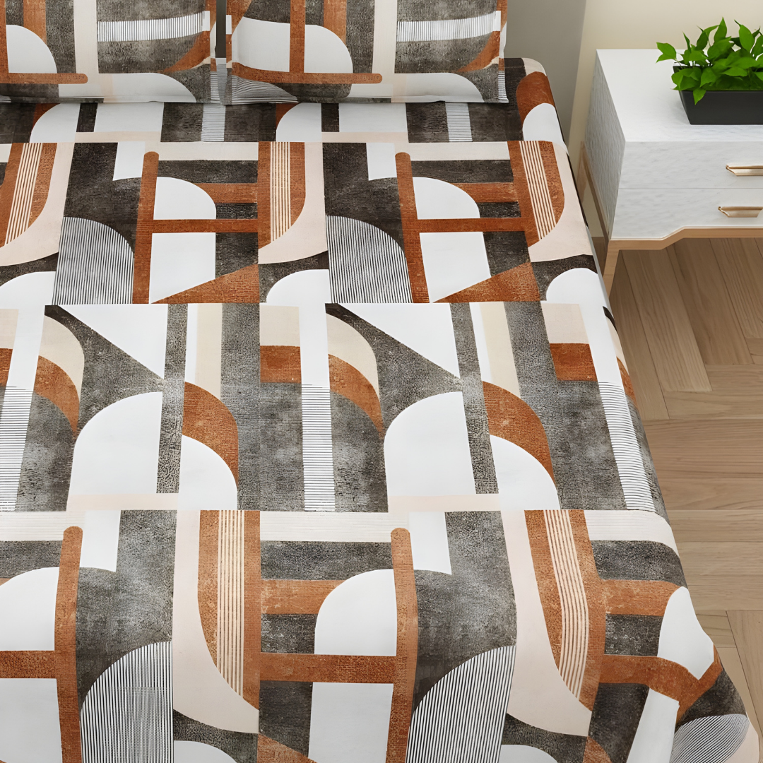 ANTONIA – OOA 300 TC King Size Bedsheet Set