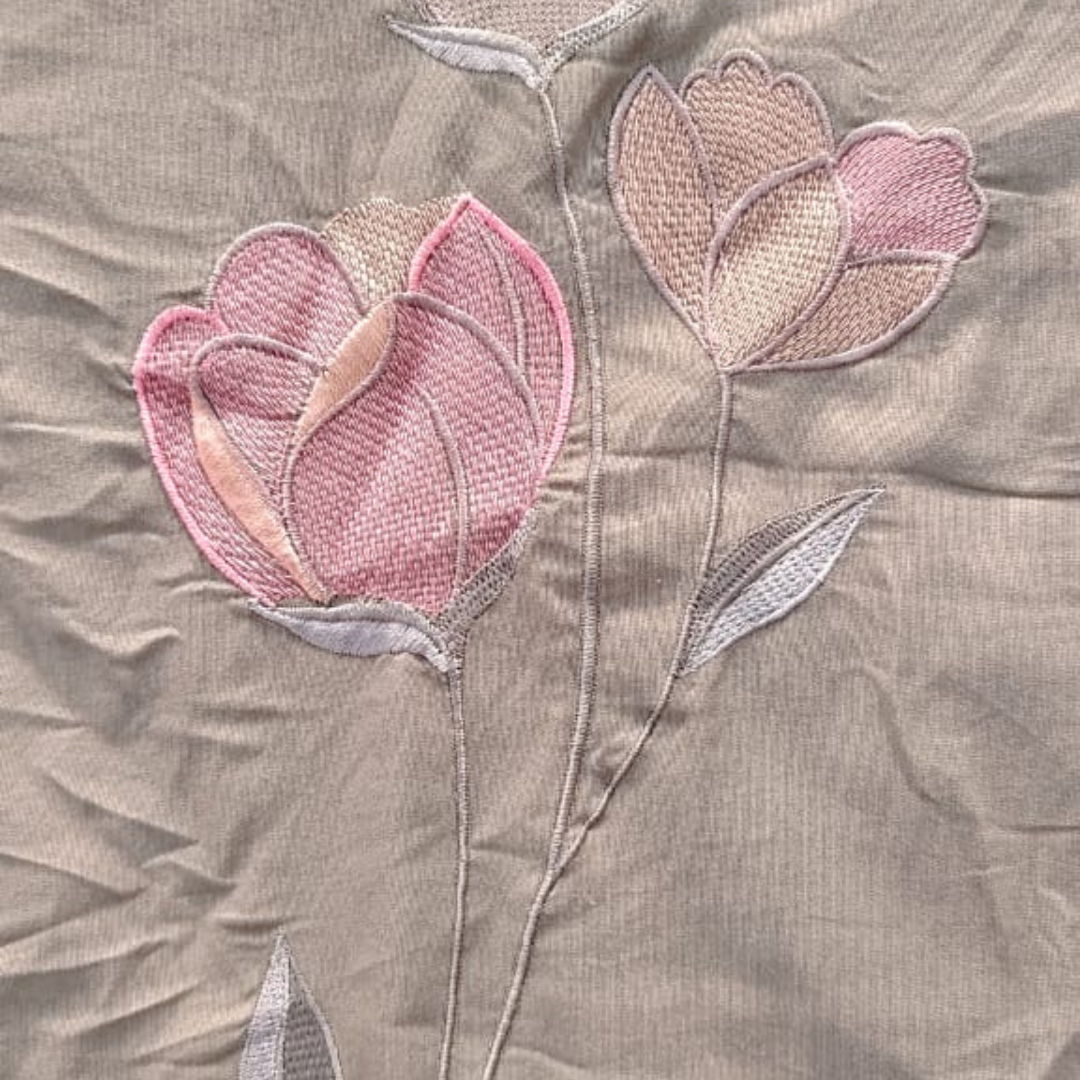 Ultra Soft Glace Cotton Tufted Comforter – Double Bed Size