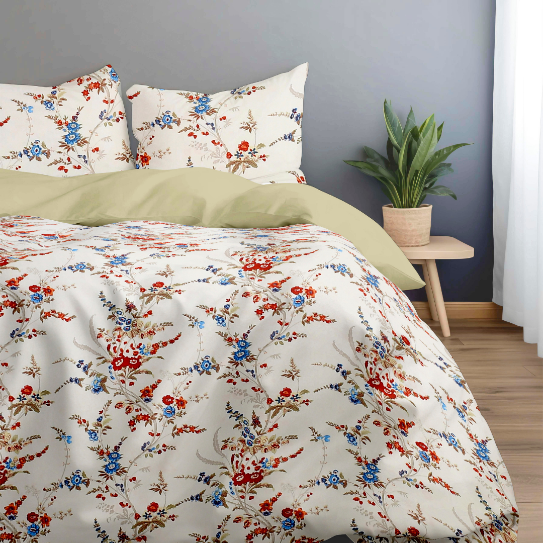 ANTONIA – OOA 300 TC King Size Bedsheet Set