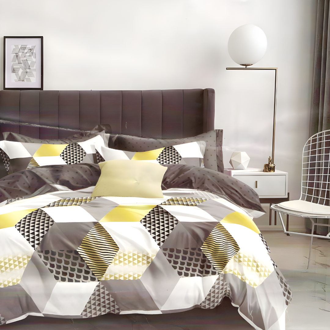 Bonafide Bedsheet – OOA 144 GSM Polyester King Size Set