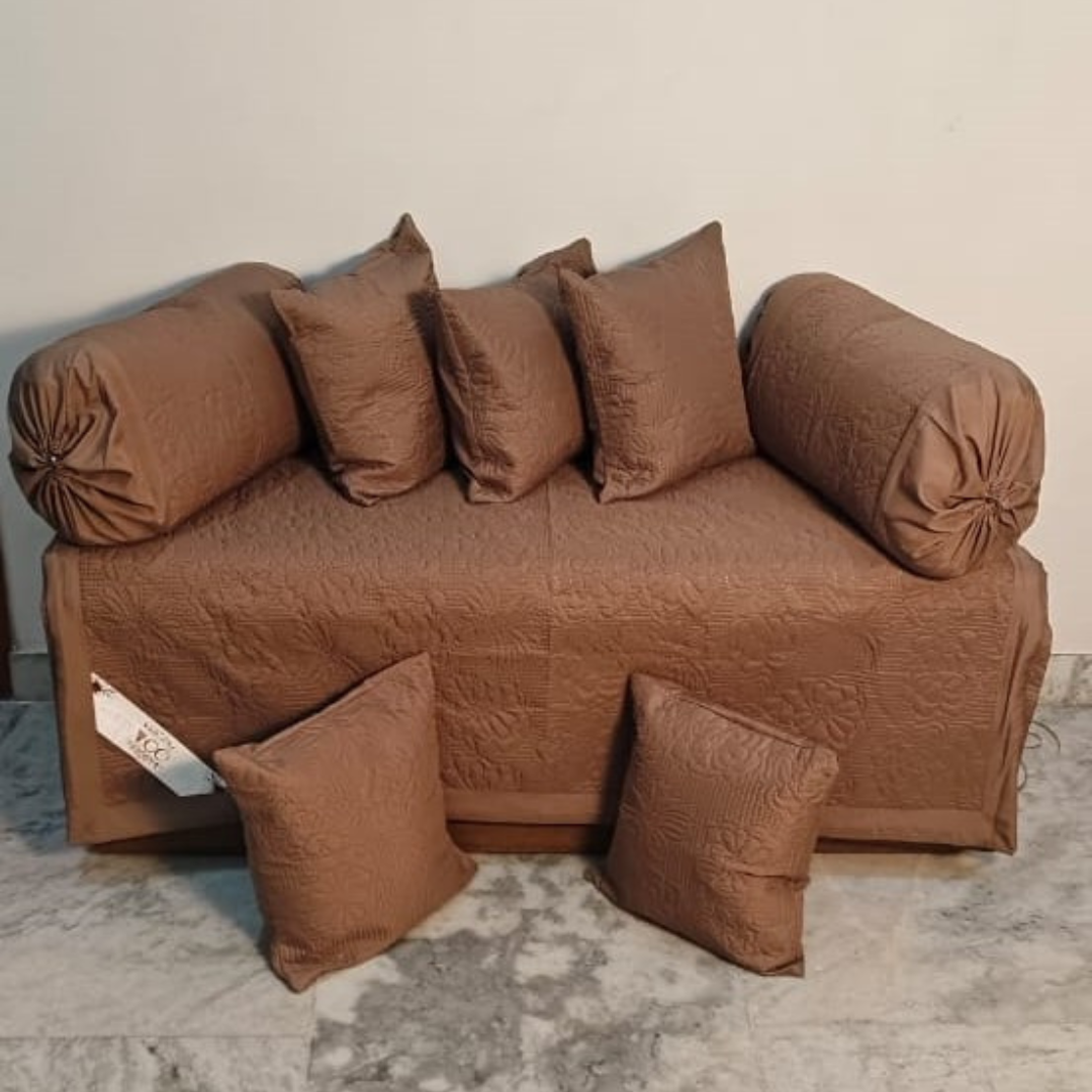 OOA Polycotton Plain Diwan Set