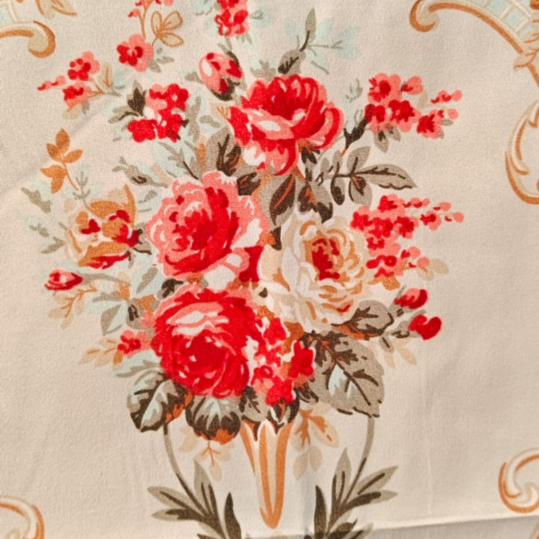 300 TC Glace Cotton Queen Size Bedding Set / Comforter Set