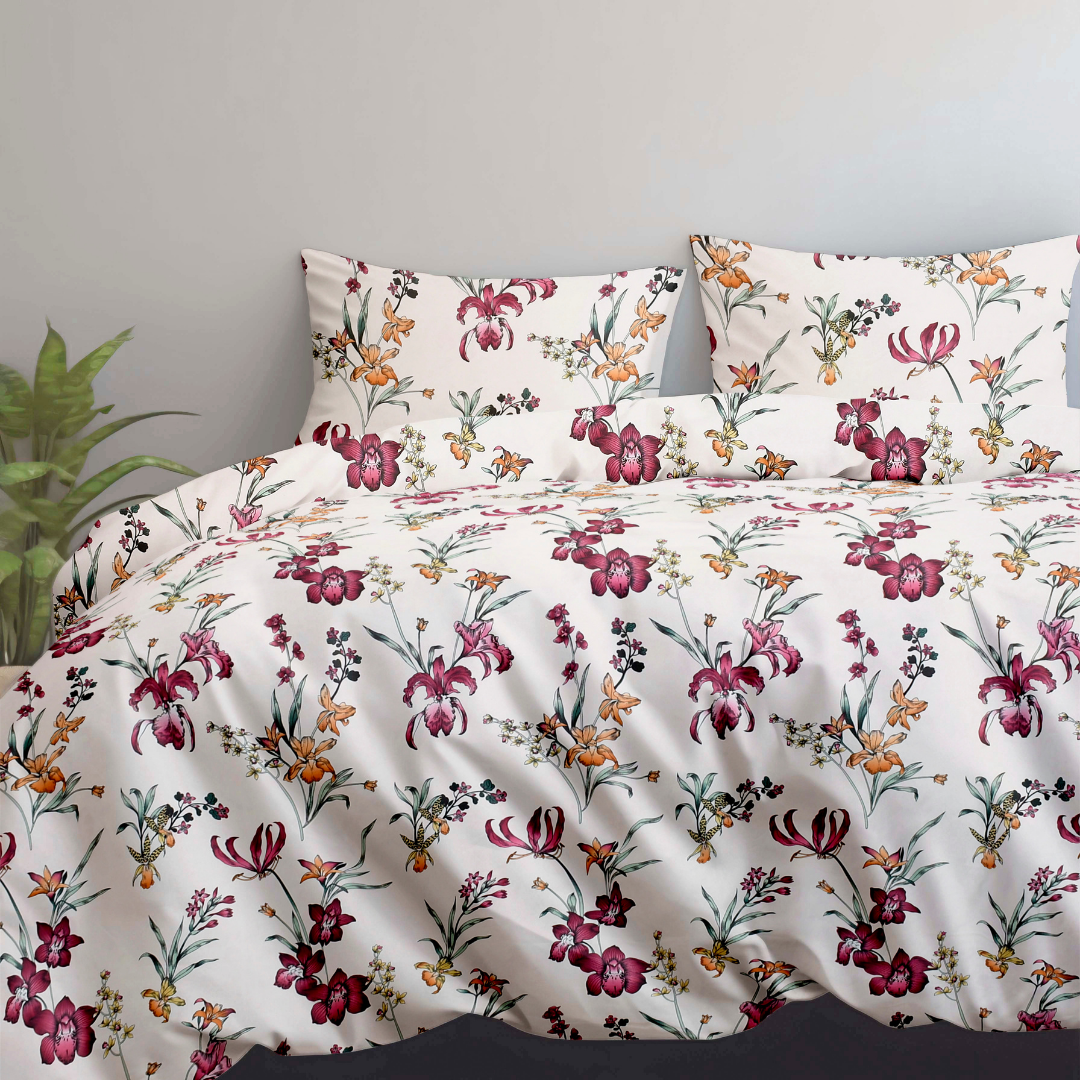 ANTONIA – OOA 300 TC King Size Bedsheet Set