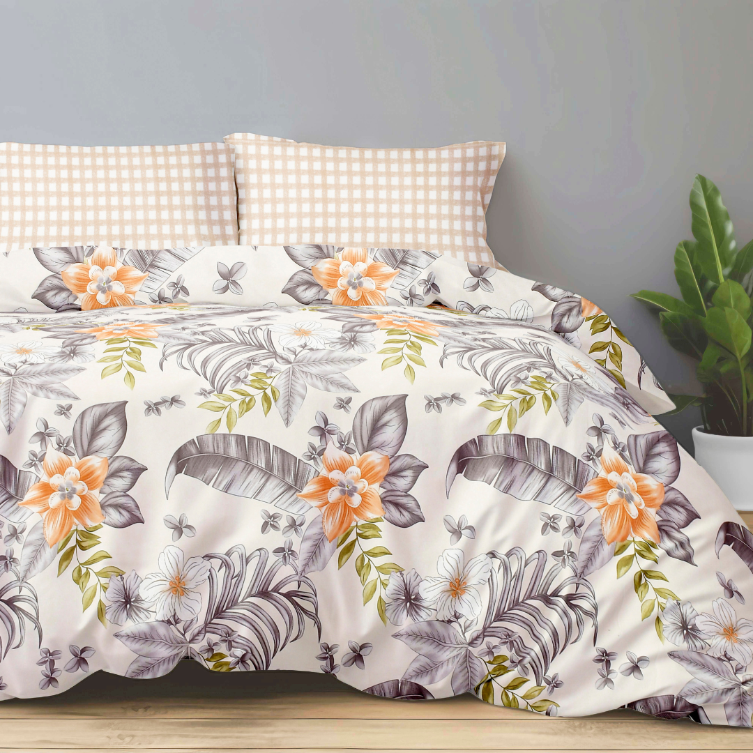 Bonafide Bedsheet – OOA 144 GSM Polyester King Size Set