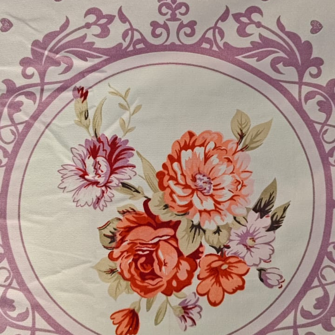 300 TC Glace Cotton Queen Size Bedding Set / Comforter Set