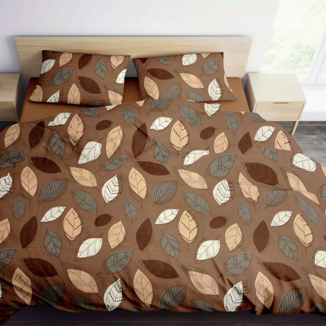 Bonafide Bedsheet – OOA 144 GSM Polyester King Size Set