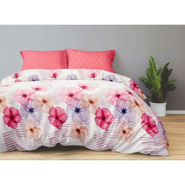 Bonafide 144 TC Polyester Bedsheet For Double Bed