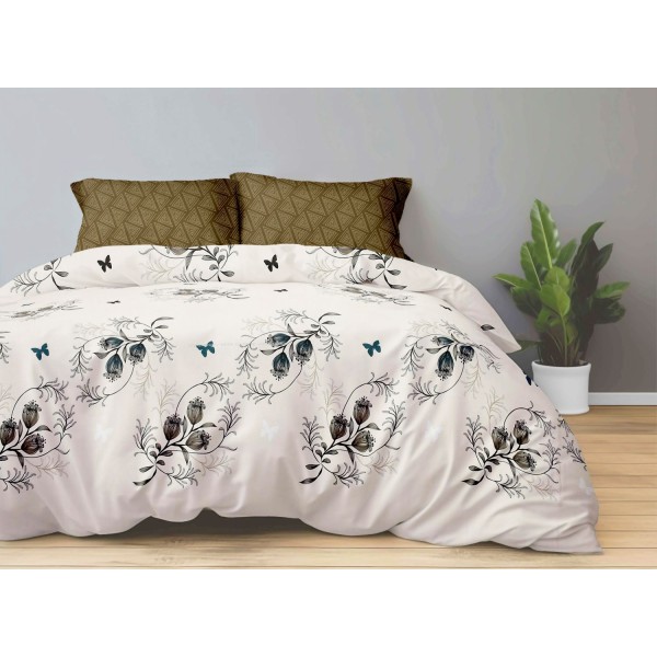 Bonafide 144 TC Polyester Bedsheet For Double Bed