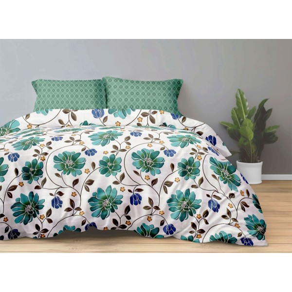 Bonafide 144 TC Polyester Bedsheet For Double Bed