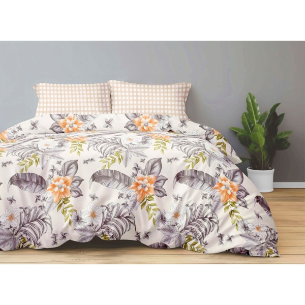 Bonafide 144 TC Polyester Bedsheet For Double Bed