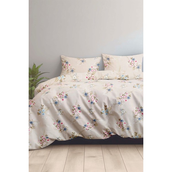 Antonia 300 TC Polyester Bedsheet For Double Bed