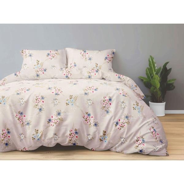 Antonia 300 TC Polyester Bedsheet For Double Bed