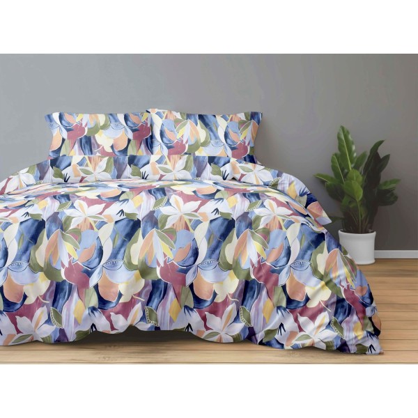 Antonia 300 TC Polyester Bedsheet For Double Bed