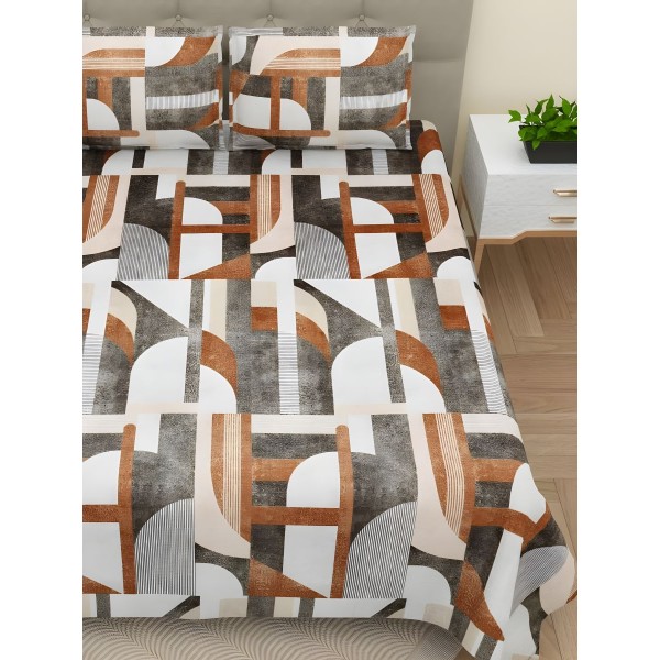 Antonia 300 TC Polyester Bedsheet For Double Bed