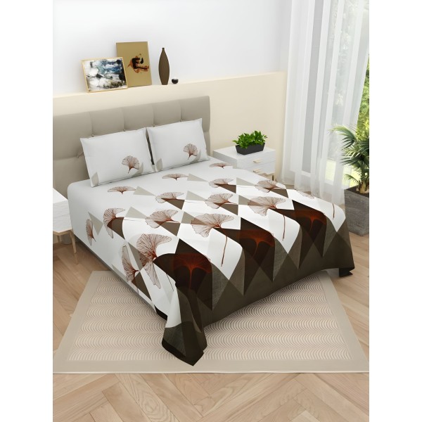 Antonia 300 TC Polyester Bedsheet For Double Bed