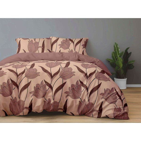 Antonia 300 TC Polyester Bedsheet For Double Bed