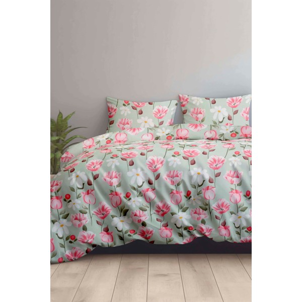 Bonafide 144 TC Polyester Bedsheet For Double Bed