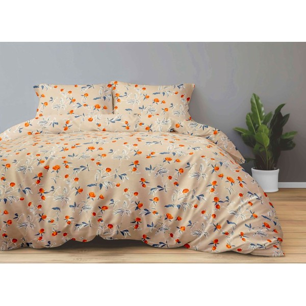 Bonafide 144 TC Polyester Bedsheet For Double Bed