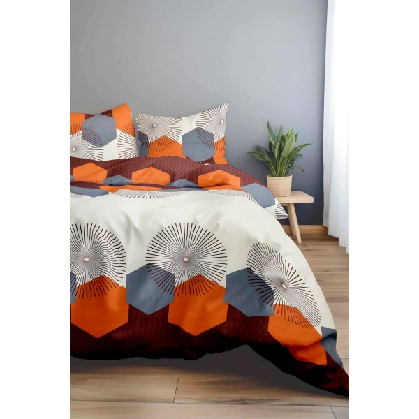 Bonafide 144 TC Polyester Bedsheet For Double Bed