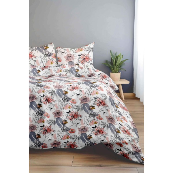 Bonafide 144 TC Polyester Bedsheet For Double Bed