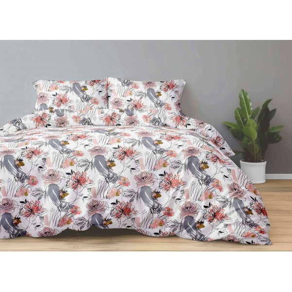 Bonafide 144 TC Polyester Bedsheet For Double Bed