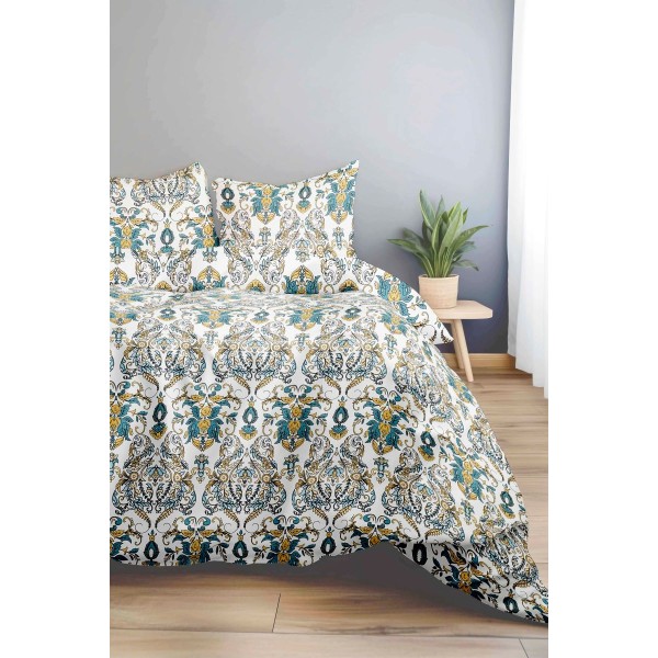 Bonafide 144 TC Polyester Bedsheet For Double Bed