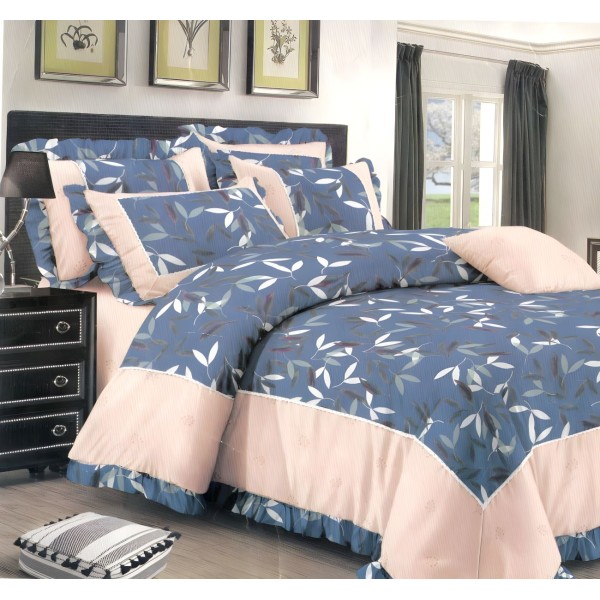 DAVAO 200 TC Polyester Floral AC Comforter Set of ...