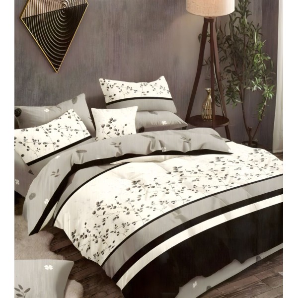 Absolute 200 TC Polyester Bedsheet For Double Bed