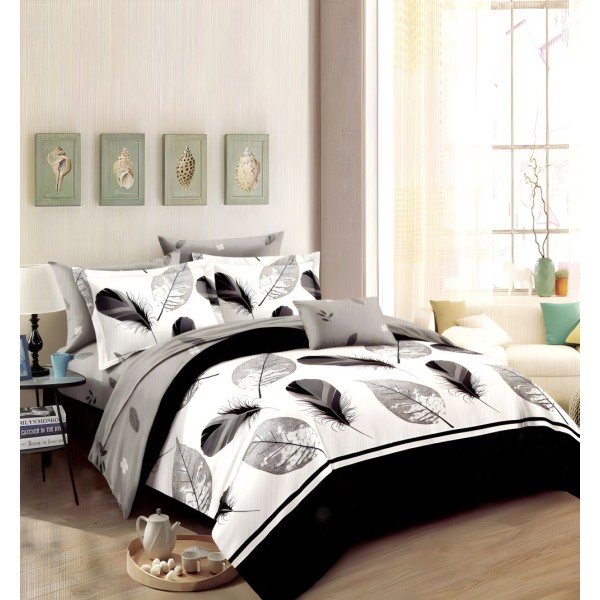 Absolute 200 TC Polyester Bedsheet For Double Bed