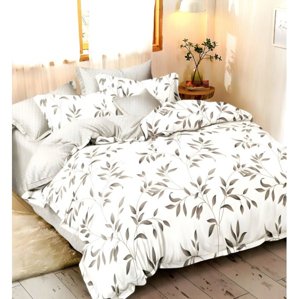 Absolute 200 TC Polyester Bedsheet For Double Bed