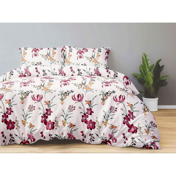 Antonia 300 TC Polyester Bedsheet For Double Bed