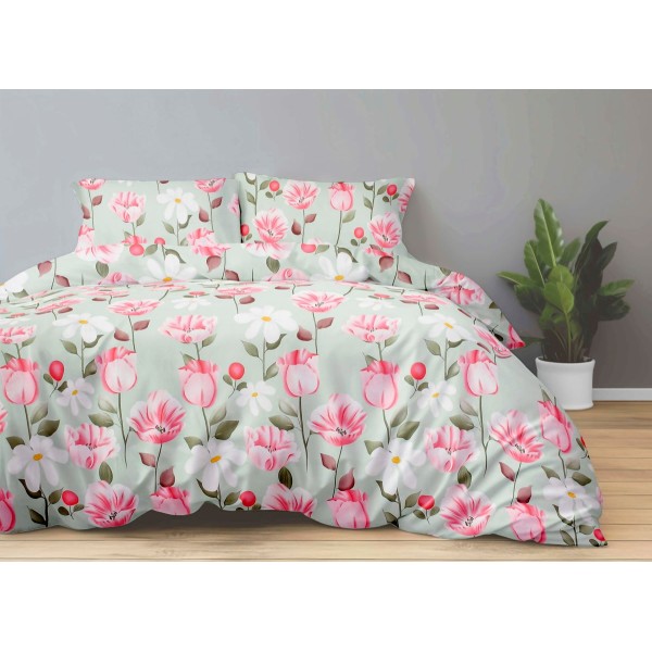 Bonafide 144 TC Polyester Bedsheet For Double Bed