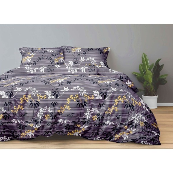 Bonafide 144 TC Polyester Bedsheet For Double Bed