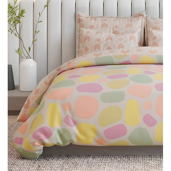 Clover 200 TC Polycotton Double Sized Bedding Set