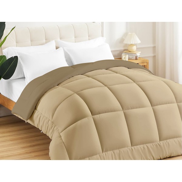 Rustie Dustie Solid Reversible AC Comforter For Heavy Winter