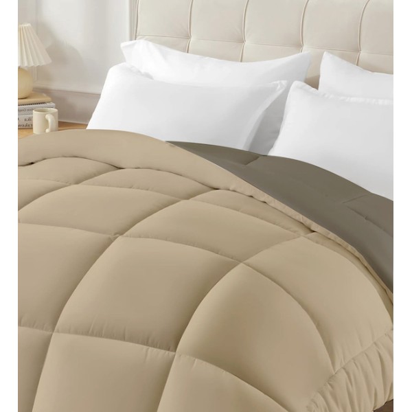 Rustie Dustie Solid Reversible AC Comforter For Heavy Winter